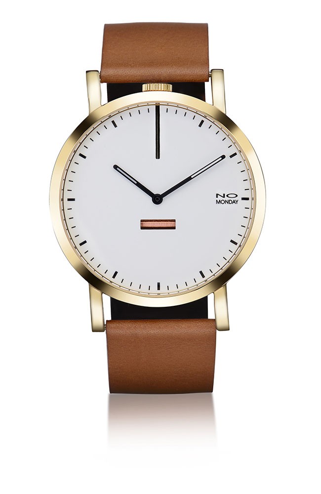 460系列設計師錶 - 咖啡,白/金