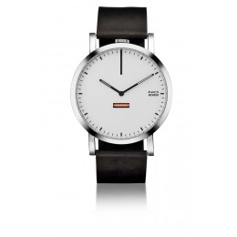 460系列設計師錶 - 黑,白/拋光