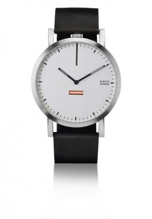 460系列設計師錶 - 黑/銀白