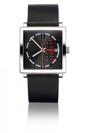 NM-1系列設計師錶 - 黑色